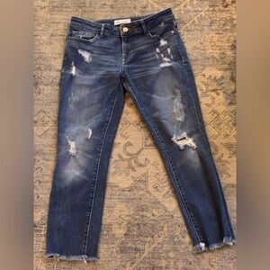 DL1961 Florence Distressed Ragged Denim Jeans Women’s Size 28